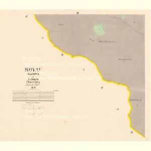 Royau (Rajowo) - c6418-1-004 - Kaiserpflichtexemplar der Landkarten des stabilen Katasters