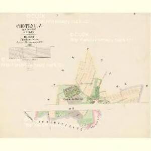 Chotenitz - c2582-1-001 - Kaiserpflichtexemplar der Landkarten des stabilen Katasters