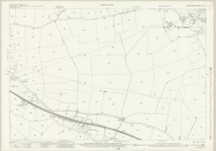 Leicestershire XLV.7 (includes: Carlton Curlieu; Kibworth Beauchamp; Kibworth Harcourt; Tur Langton; West Langton) - 25 Inch Map