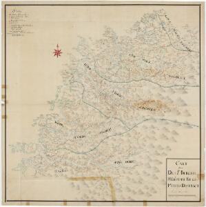 Kartblad 123- Carte over det Første Bergenhuusiske Regiments District; versjon 1