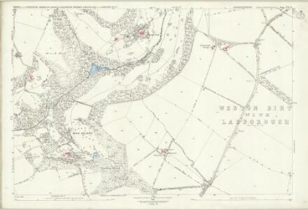 Gloucestershire LVII.14 (includes: Boxwell with Leighterton; Kingscote; Ozleworth; Westonbirt) - 25 Inch Map