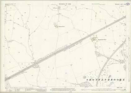 Berkshire XXX.8 (includes: Hurley; Shottesbrooke; Waltham St Lawrence; White Waltham) - 25 Inch Map