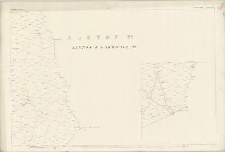 Cumberland XLI.2 (inset XLI.6) (includes: Alston with Garrigill; Glassonby) - 25 Inch Map