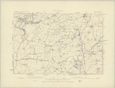 Derbyshire XXXIX.SW - OS Six-Inch Map