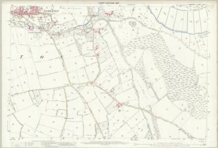 Somerset LXXIII.3 (includes: Charlton Mackrell; Kingsdon; Somerton) - 25 Inch Map