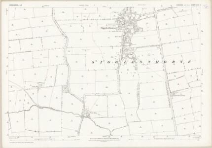 Yorkshire CXCVII.9 (includes: Catwick; Sigglesthorne) - 25 Inch Map