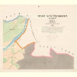 Schüttenhofen (Sussice) - c7571-1-003 - Kaiserpflichtexemplar der Landkarten des stabilen Katasters