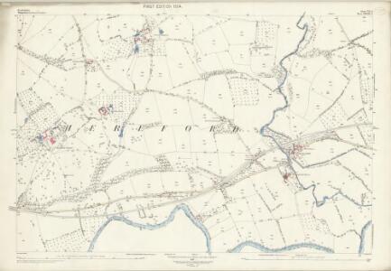 Herefordshire VIII.6 (includes: Burford; Little Hereford; Tenbury) - 25 Inch Map