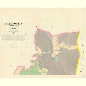 Millenowitz (Millenowice) - c4648-1-001 - Kaiserpflichtexemplar der Landkarten des stabilen Katasters