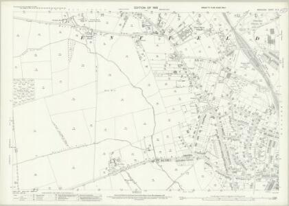 Middlesex VII.2 (includes: Enfield St Andrew) - 25 Inch Map