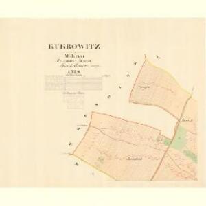 Kukrowitz - m1416-1-001 - Kaiserpflichtexemplar der Landkarten des stabilen Katasters