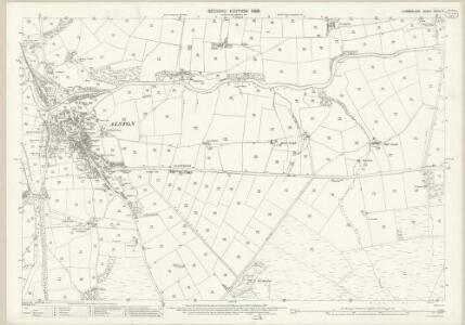 Cumberland XXXIV.9 (includes: Alston with Garrigill) - 25 Inch Map