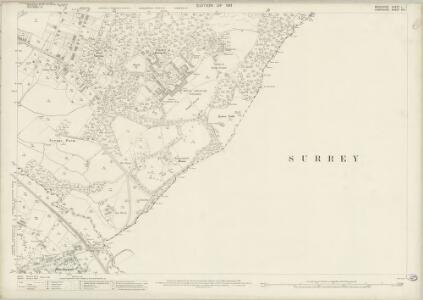Berkshire L.1 (includes: Frimley; Hawley; Sandhurst; Yateley) - 25 Inch Map