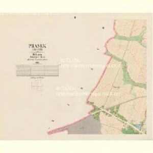 Prasek - c6084-1-002 - Kaiserpflichtexemplar der Landkarten des stabilen Katasters