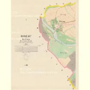 Roiau - c6416-1-001 - Kaiserpflichtexemplar der Landkarten des stabilen Katasters