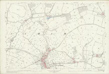 Somerset XCII.6 (includes: Cricket St Thomas; Wayford; Winsham) - 25 Inch Map