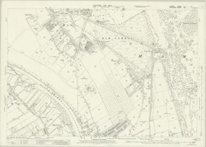 Surrey VI.12 (includes: Ham; Kingston Upon Thames; Twickenham St Mary The Virgin) - 25 Inch Map