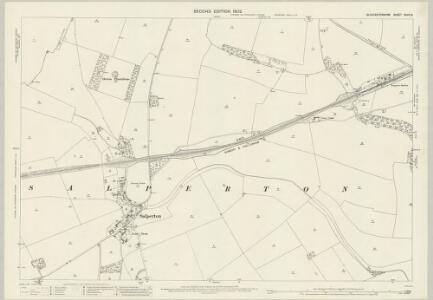 Gloucestershire XXVIII.9 (includes: Haselton; Hawling; Notgrove) - 25 Inch Map