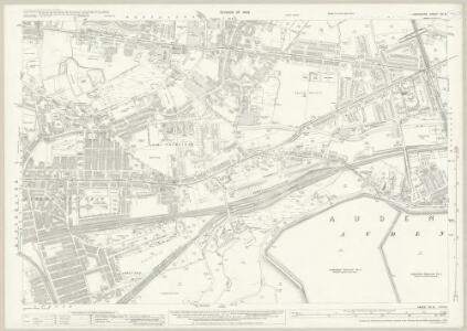 Lancashire CV.9 (includes: Audenshaw; Droylsden; Manchester) - 25 Inch Map