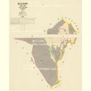Koschow (Kossow) - c3403-1-001 - Kaiserpflichtexemplar der Landkarten des stabilen Katasters