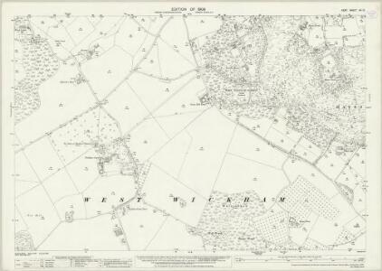 Kent XV.12 (includes: Beckenham; Bromley) - 25 Inch Map