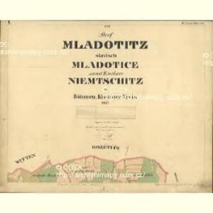 Mladotitz - c4745-1-001 - Kaiserpflichtexemplar der Landkarten des stabilen Katasters