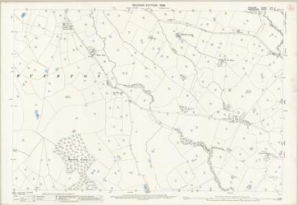 Cheshire LXVI.7 (includes: Buerton) - 25 Inch Map