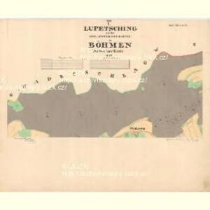 Lupetsching - c4119-2-001 - Kaiserpflichtexemplar der Landkarten des stabilen Katasters