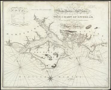 To the right honorable the master, wardens & elder brethren of the Trinity House, this chart of Spithead is ... dedicated