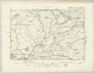 Carmarthenshire XXXVI.SE - OS Six-Inch Map