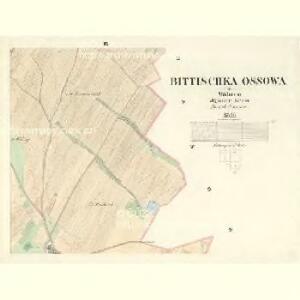 Bittischka Ossowa - m2182-1-003 - Kaiserpflichtexemplar der Landkarten des stabilen Katasters