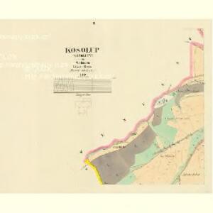 Kosolup (Kozolupy) - c3471-1-002 - Kaiserpflichtexemplar der Landkarten des stabilen Katasters