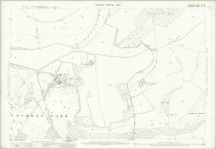 Wiltshire XLIII.15 (includes: Chute; Tangley; Tidcombe and Fosbury; Vernhams Dean) - 25 Inch Map