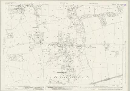 Somerset LXIV.9 (includes: Barton St David; Keinton Mandeville; Kingweston; Lydford) - 25 Inch Map