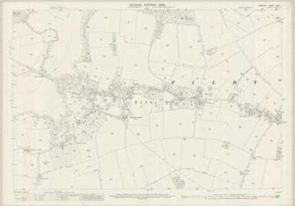 Norfolk LXVI.1 (includes: Filby; Fleggburgh; Mautby; Ormesby St Michael) - 25 Inch Map