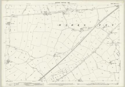 Essex (1st Ed/Rev 1862-96) XXVI.16 (includes: Copford; Marks Tey) - 25 Inch Map