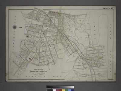 [Plate 45: Bounded by Horton Place, Remsen Avenue, Central Avenue, (Inlet, Atlantic Ocean), John Street, Bay Avenue, Rochester Avenue, Spray View Avenue, Neptune Avenue, Boulevard, Channel Avenue, Ocean Avenue, Cornaga Avenue, Healey Avenue, Bayview Aven