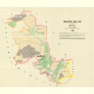 Modlikow - c4796-1-001 - Kaiserpflichtexemplar der Landkarten des stabilen Katasters
