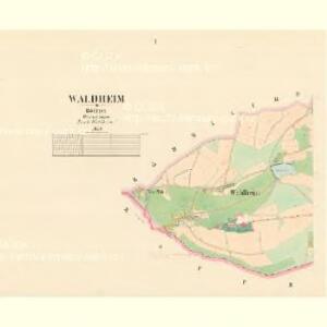 Waldheim - c9041-2-001 - Kaiserpflichtexemplar der Landkarten des stabilen Katasters
