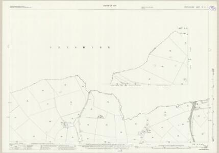 Staffordshire VI.14 (inset VI.13) (includes: Alsager; Audley Rural; Barthomley; Haslington) - 25 Inch Map