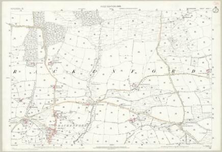 Devon XXXIII.7 (includes: Rackenford) - 25 Inch Map