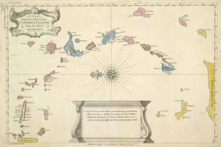 A New And Correct Map Of The Caribbean Islands From The Latest Observations