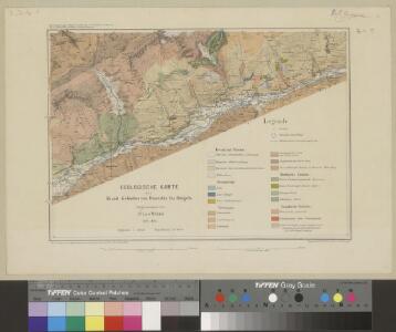 Geologische Karte des Diorit-Gebietes von Disentis bis Brigels