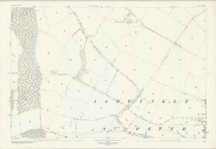 Northamptonshire XXVI.3 (includes: Aldwincle; Lowick; Wadenhoe) - 25 Inch Map