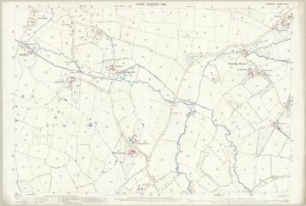 Somerset XI.14 (includes: Blagdon; Burrington; Wrington) - 25 Inch Map