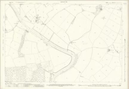 Durham LVIII.1 (includes: Girsby; High Worsall; Middleton St George; Newsham; Over Dinsdale) - 25 Inch Map