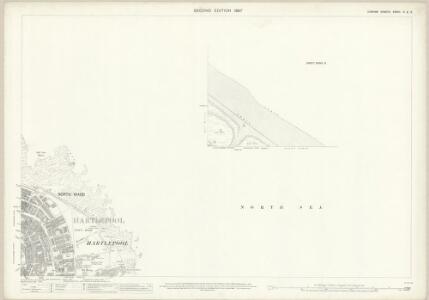Durham XXXVII.8 (inset XXXVII.3) (includes: Hartlepool) - 25 Inch Map