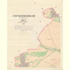 Freyhermersdorf (Hermanice) - m2989-1-001 - Kaiserpflichtexemplar der Landkarten des stabilen Katasters