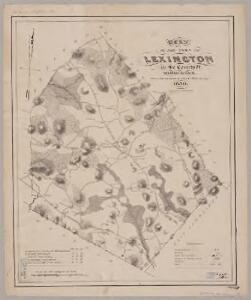 Plan of the town of Lexington in the county of Middlesex