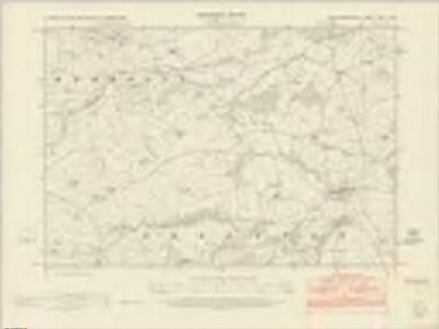 Montgomeryshire XXIX.SW - OS Six-Inch Map